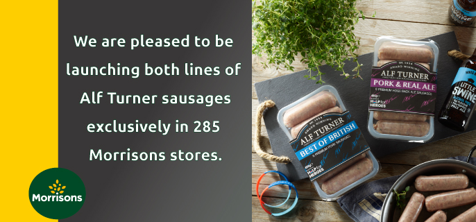 Morrison Launch both lines of Alf Turner Sausages