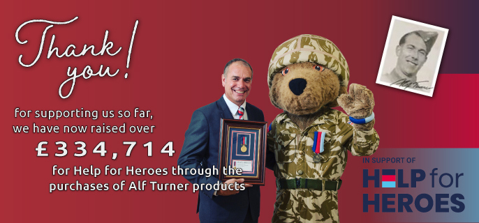Help for Heroes new total raised banner