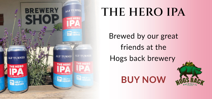 The Hero IPA Beer Buy Now Banner